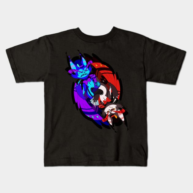 Husk Kids T-Shirt by CreepyChara